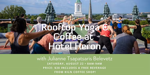 Rooftop Yoga & Coffee at Hotel Heron