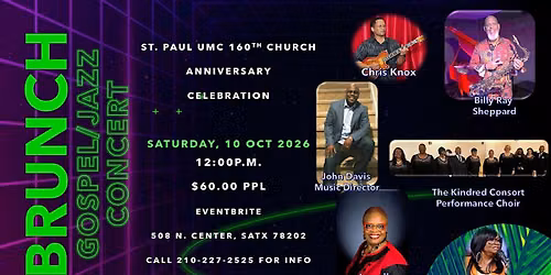 160th Anniversary Gospel\/Jazz Brunch
