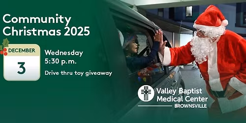 Community Christmas Drive Thru Toy Giveaway