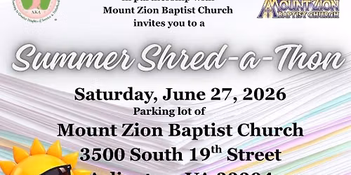 Summer Shred-a-Thon