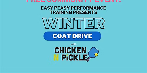 Play It Forward! Winter Coat Drive & Pickleball Event!