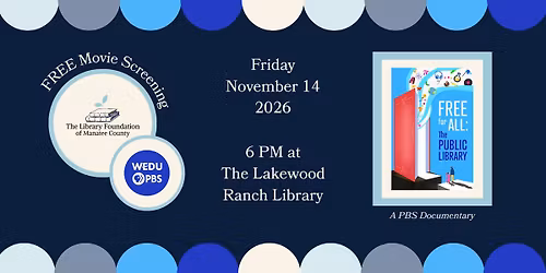 Library Movie Night! Free for All: The Public Library