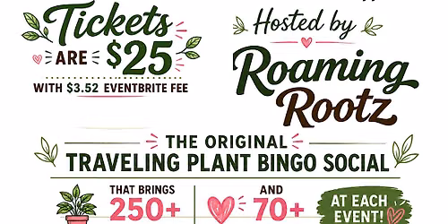 Plant Bingo at Drafting Table Brewing Company \/ 80+ houseplants won!