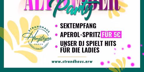 \ud83d\udc83\u2728 ALTWEIBER-PARTY 2026 im Strandhaus! \u2728\ud83d\udc83