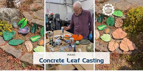 MAKE: Concrete Leaf Casting