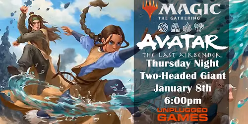 Magic The Gathering: Avatar The Last Airbender Two-Headed Giant Commander Night