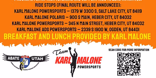 Ride & Vibe - Karl Malone Powersports Poker Ride