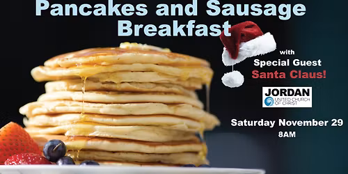 Pancakes and Sausage Breakfast with Santa