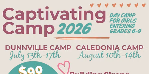 Caledonia Captivating Camp 2026