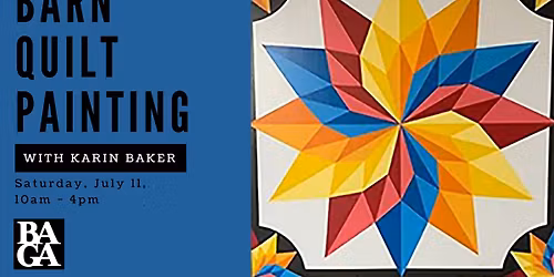Barn Quilt Painting with Karin Baker