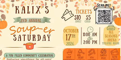Kalix's 2nd Annual Soup-er Saturday