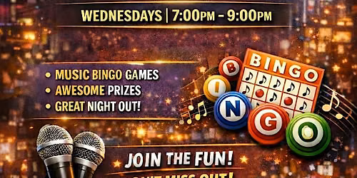 Wednesday Night Music Bingo @ Local Bar Cypress