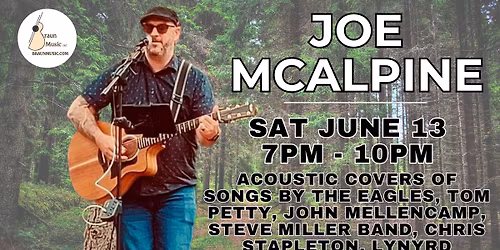 LIVE MUSIC: Joe McAlpine