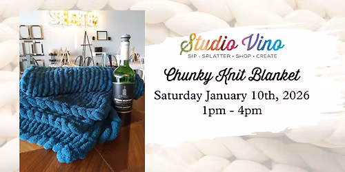 *Studio Vino* Chunky Knit Blanket
