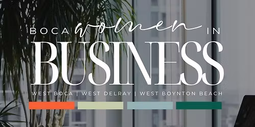Boca Women In Business Networking - November