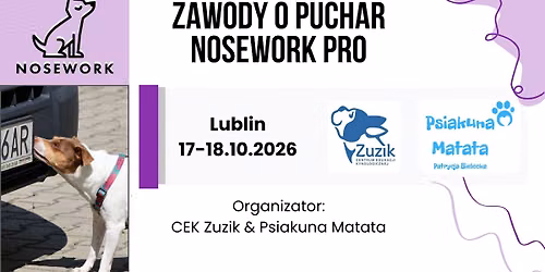 Zawody o Puchar Nosework Pro w Lublinie
