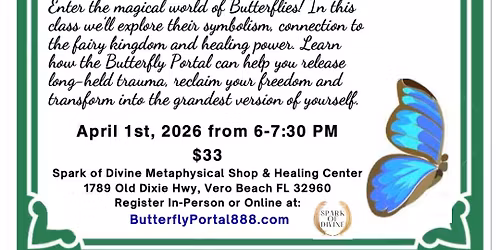 Botanical Butterfly Therapy w\/Brianna
