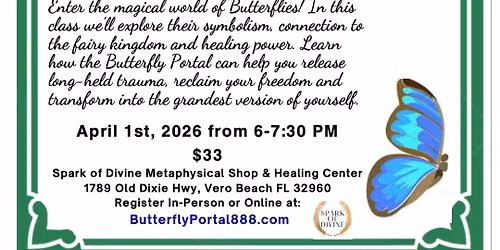 Botanical Butterfly Therapy w\/Brianna