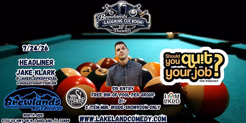 Lakeland Comedy Presents - Jake Klark