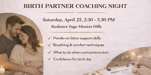 Birth Partner Coaching Night