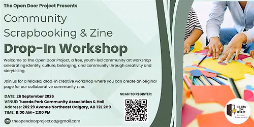 The Open Door Project: Community Scrapbook & Zine Workshop (Free!)