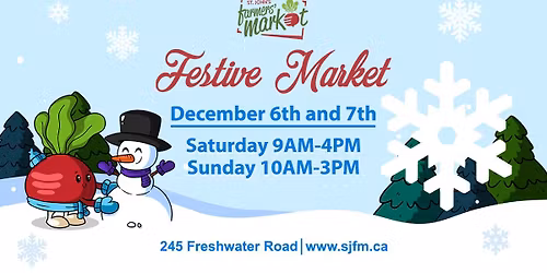 St. John's Farmers' Market Festive Market 2025!