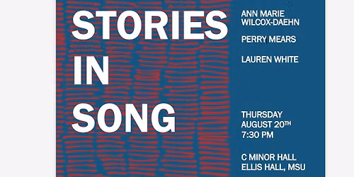 Stories in Song - Faculty Recital!!!