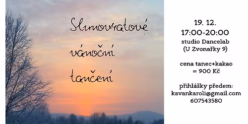 Slunovratov\u00e9 a v\u00e1no\u010dn\u00ed tan\u010den\u00ed