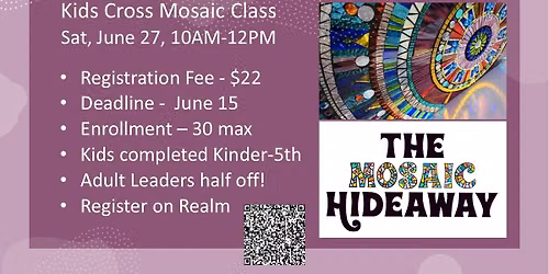 Kids Cross Mosaic Class