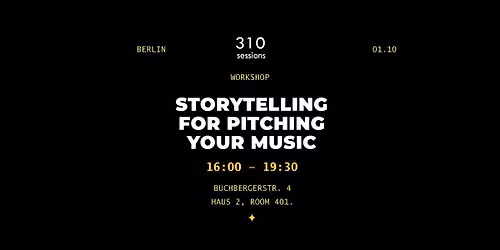 Storytelling for pitching your music