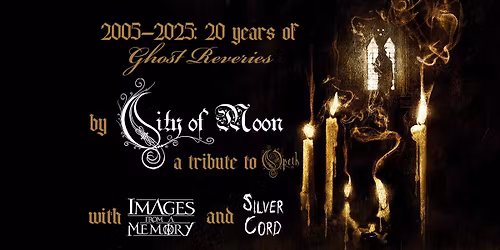 PROG TRIBUTE NIGHT \/\/ Opeth by City Of Moon \/ Dream Theater by IMAGES FROM A MEMORY \/\/ Gojira by SC