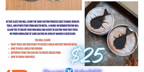 Sand Cast - Jewelry Demo with Angela Cooper