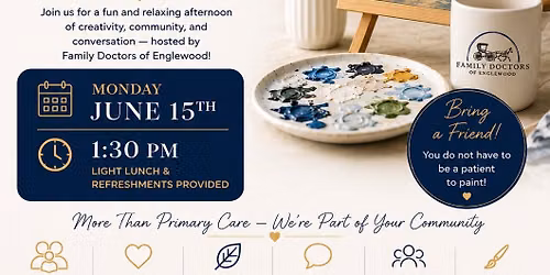 Paint & Sip with Family Doctors of Englewood