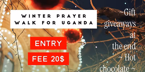 Winter Uganda prayer walk