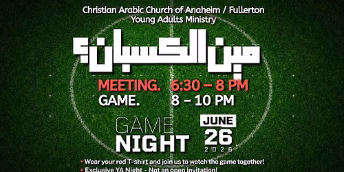 YA Meeting and Egypt Game!