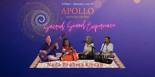 Nada Brahma Kirtan @ Apollo Sunrise Center, Newburyport, MA