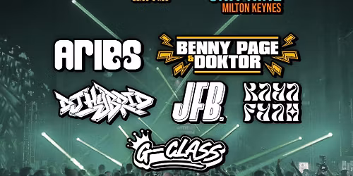 Jungle Cakes Milton Keynes - Aries, Benny Page, Doktor & More