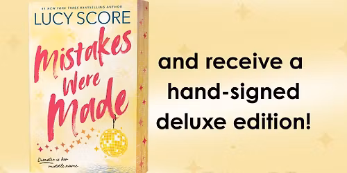 BINGO! Lucy Score "Mistakes Were Made" Themed