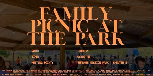 Family Picnic at the Park