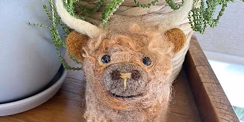 Needle Felted Hamish the Highland Cow Workshop