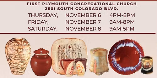 Colorado Potter's Guild Fall 2025 Pottery Show + Sale