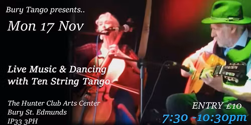 Live Music Evening with Ten String Tango - Bury Tango