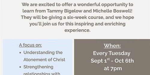 Stake Relief Society: Finding Strength and Healing through the Savior