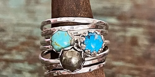 Stackable Hammered Rings Workshop