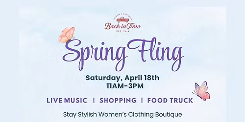 FREE \u2013 Farmingdale, NY Spring Fling + 7th Anniversary Celebration at Back In Time Decor \ud83c\udf38\ud83e\udd8b