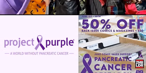 Wonderland Comics's 3nd Annual Sale Benefiting Project Purple