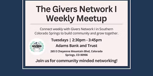 The Givers Network l - Weekly Meetup
