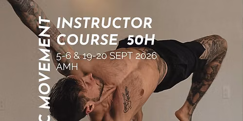 Holistic Movement Instructor course - 50h - With Jesper Orel\u00f6v