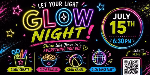 GLOW NIGHT FOR KIDS!