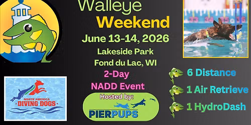 NADD Dock Diving at Walleye Weekend - Fond du Lac, WI